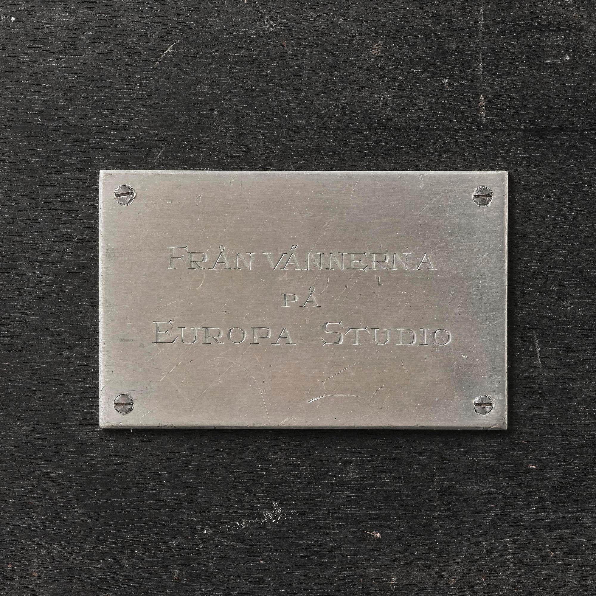 Nils Fougstedt, & Thorvald Alef, a pewter box model A 811, Firma Svenskt Tenn, Stockholm, 1929.