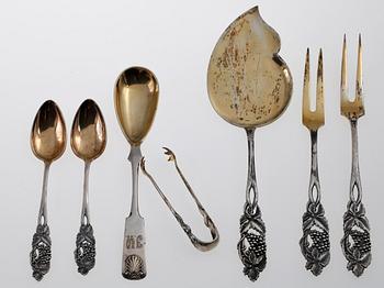 PARTI BESTICK, 17 delar, silver, Finland.  1900-tal.