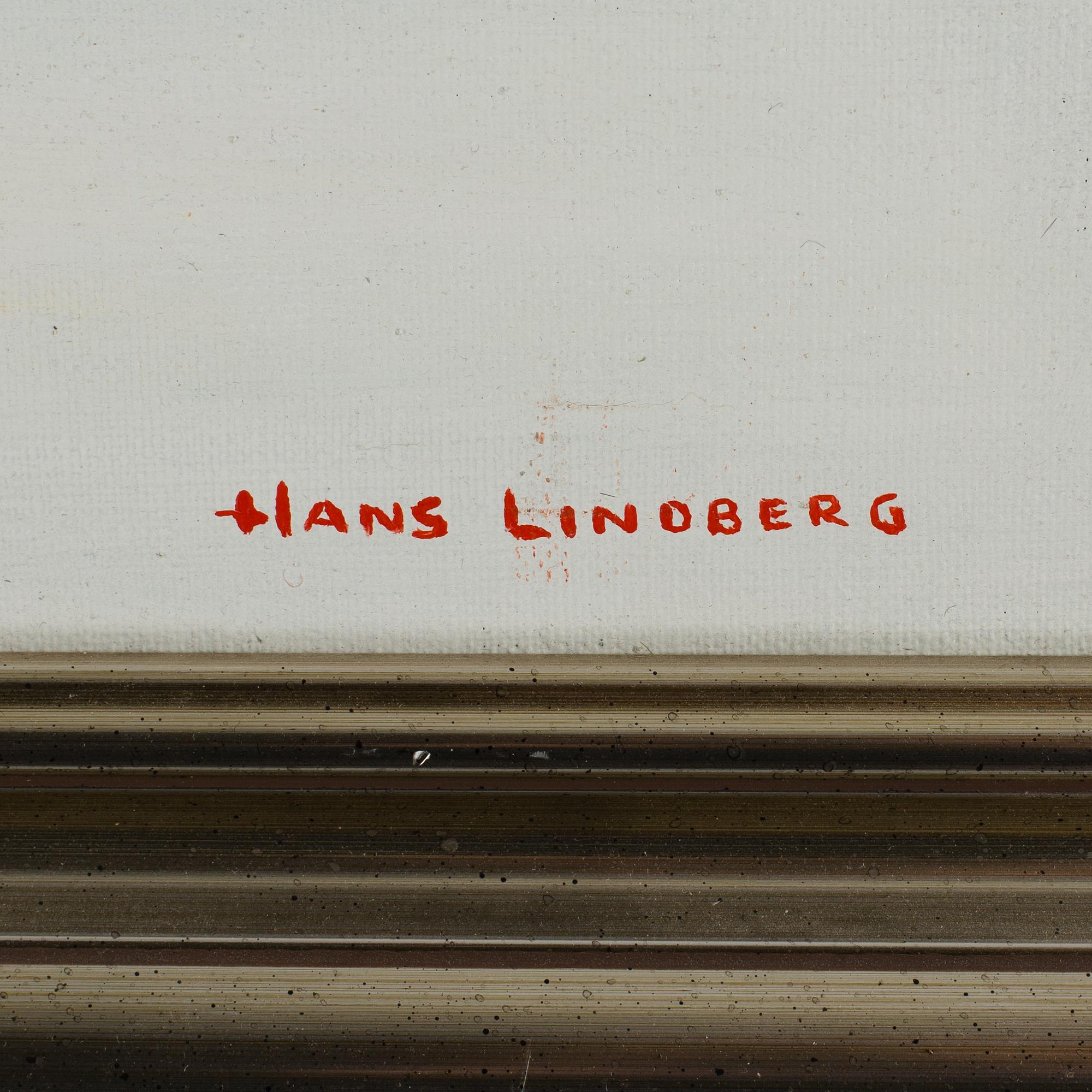 HANS LINDBERG, olja på duk, signerad.