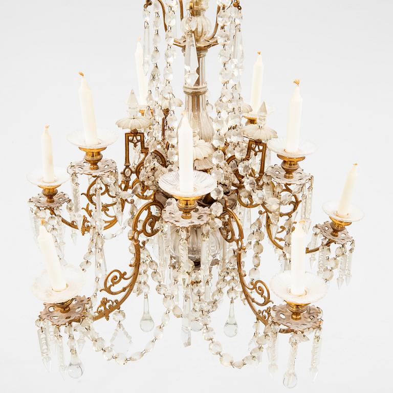 Ljuskrona Oskariansk omkring år 1900.