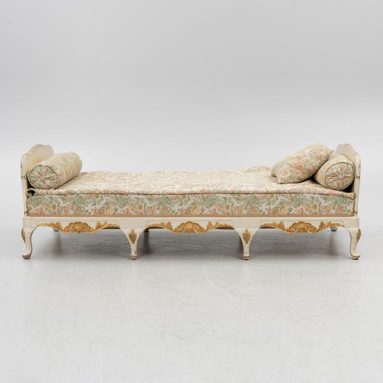A Rococo.style bed, first half of the 20th century.