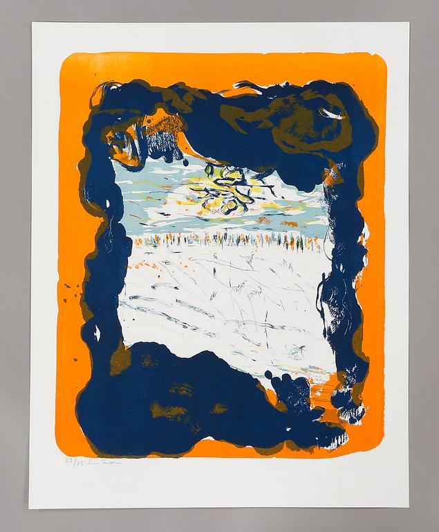 SVEN X:ET ERIXSON, 2 st, färglitografier, signerade och numrerade 62/75 respektive 73/75.