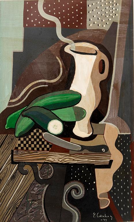 Eric Cederberg, Still Life with Cucumbers.