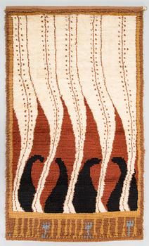 Akseli Gallen-Kallela, a Finnish ryijy rug for the Friends of Finnish Handicraft. Circa 200 x 115 cm.