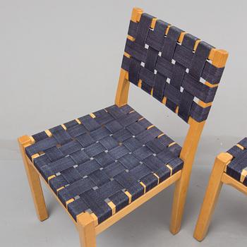 Aino Aalto, 4 chairs modell 615, Artek.