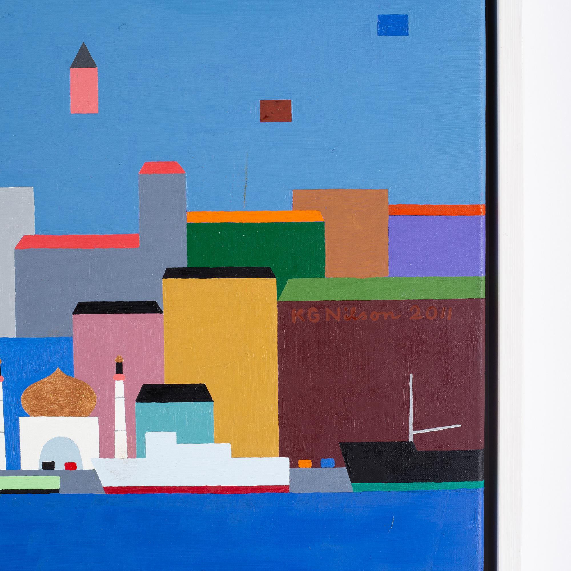 KG Nilson, oil on canvas, signed Kg Nilson and dated 2011.