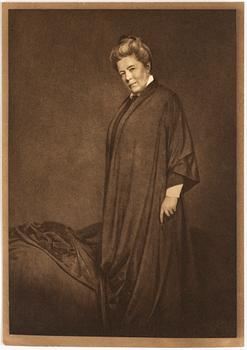 HENRY B. GOODWIN, 2 st fotogravyrer Selma Lagerlöf och Anders Zorn.