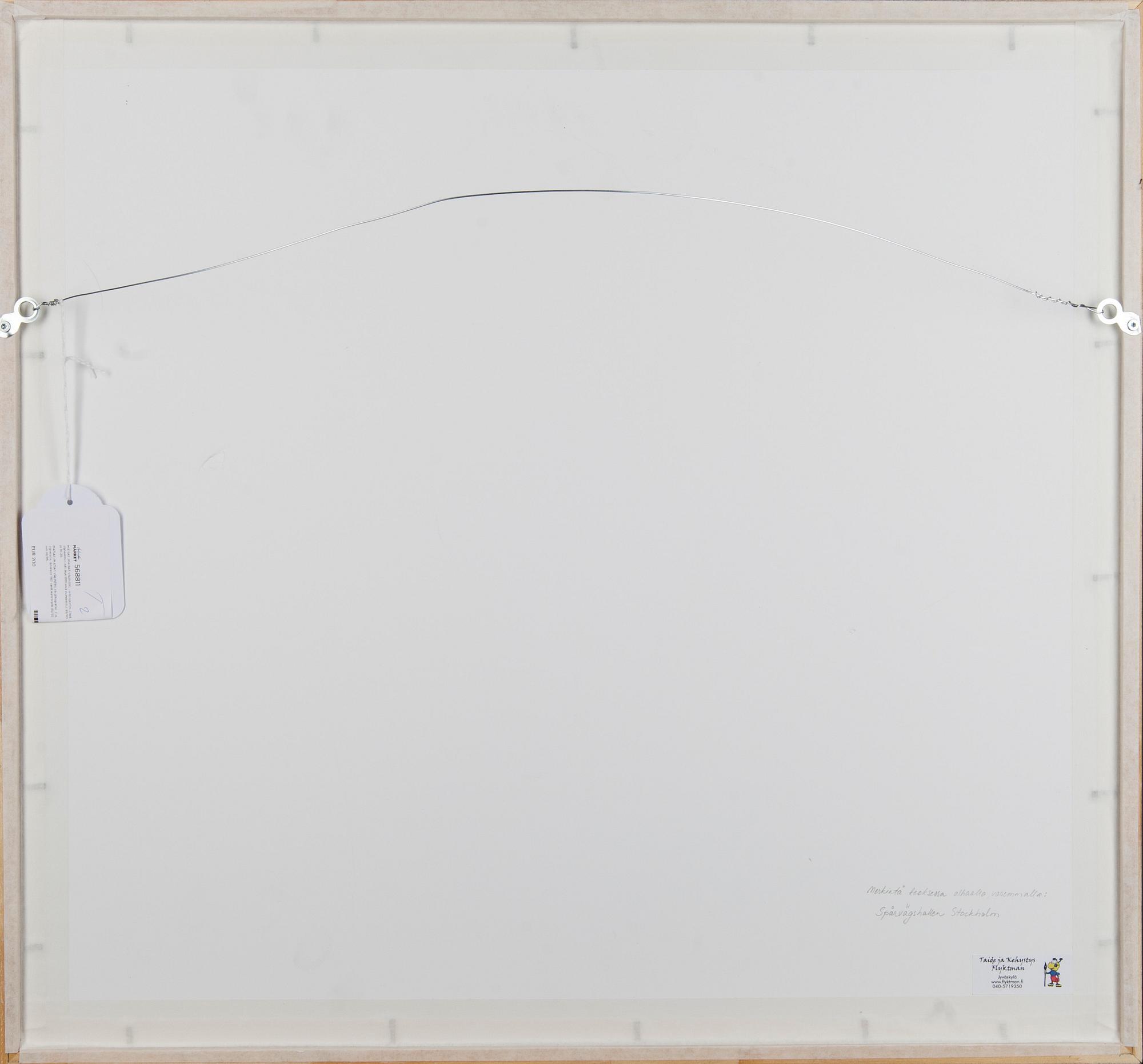 MATIAS (MATIAS VÄLINEN), värilitografiat, 2 kpl, signeeratut, päivätyt 1991 sekä numeroidut 85/90 ja 18/20.