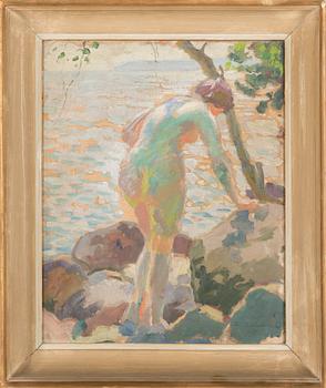 Santeri Salokivi, Woman on the shore.