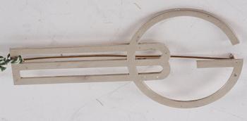 WIWEN, NILSON, brosch, silver 1940.