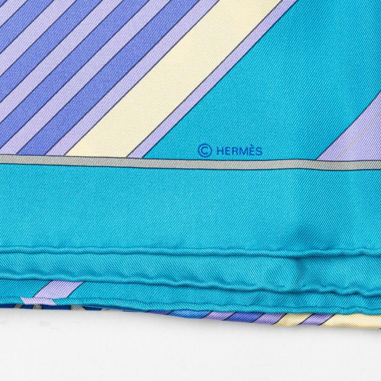 Hermès, scarf, "Les Courses".