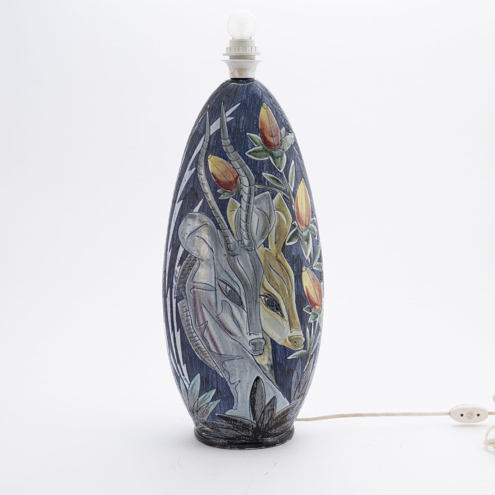 Golvlampa, Tilgmans Keramik, 1950/60-tal.