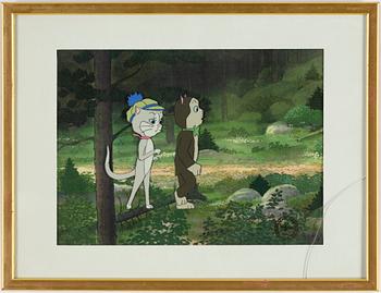 FILMCELLER, 14 stycken, original, ur "Pelle Svanslös", Team Film.