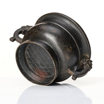 A bronze censer, late Ming dynasty (1368-1644).