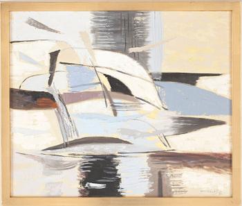 TAGE HEDQVIST, olja på pannå, sign o dat. -60.