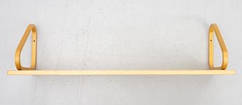 Alvar Aalto, a wall shelf, model 112A, Artek, Finland.