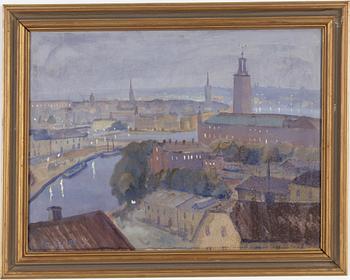 Karl Abel, oil on panel, signed.