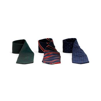 313. CORNELIANI, three silk ties.