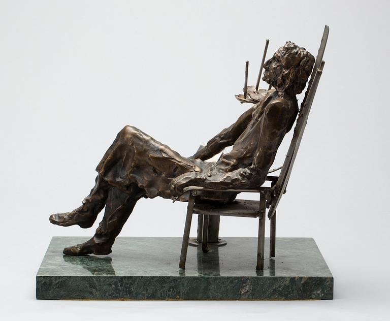 IMRE VARGA, skulptur, brons, signerad o numrerad 3.