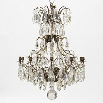 A Rococo Style Chandelier, first half of the 20th Century.