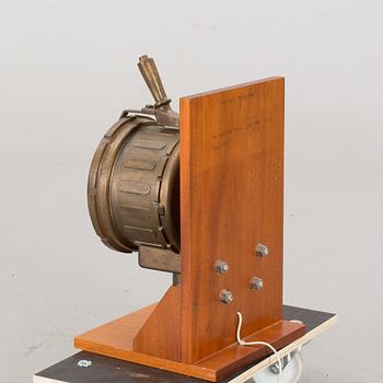 A 20TH  century engine room telegraph.