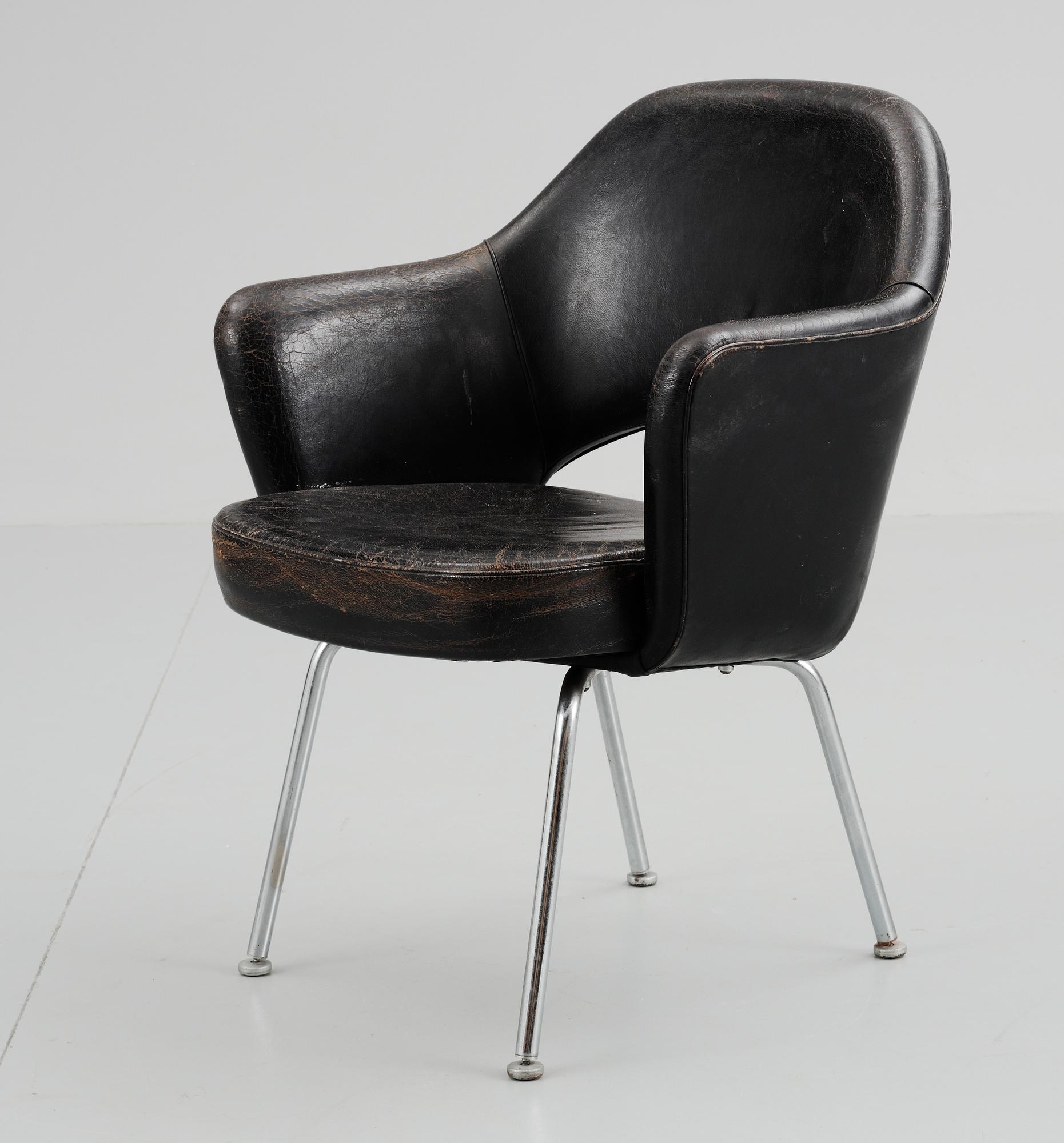 KARMSTOL, 'Executive Side Chair', Eero Saarinen, NK's verkstäder för Knoll International.