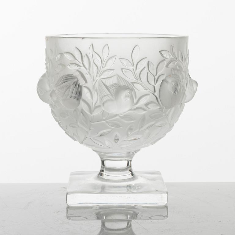 Marc Lalique, footed bowl, "Elisabeth", Lalique, France.