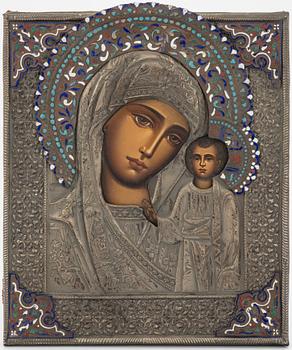 A Russian Icon, late 19th century.