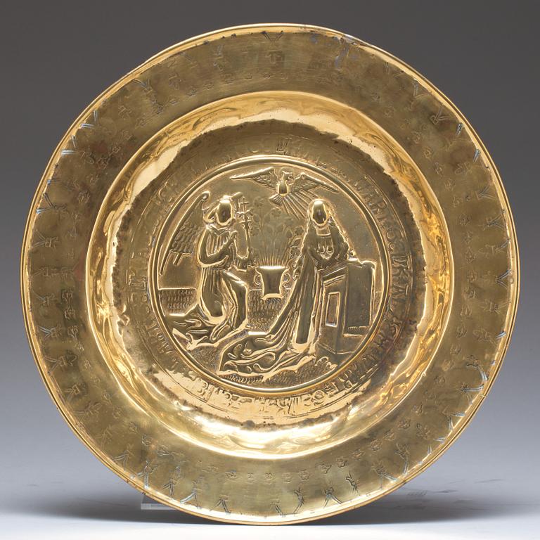 DOPFAT, mässing. Nürnberg, 1500/1600-tal.