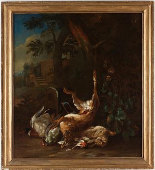 Bernaert de Bridt Attributed to, Hunting still life.