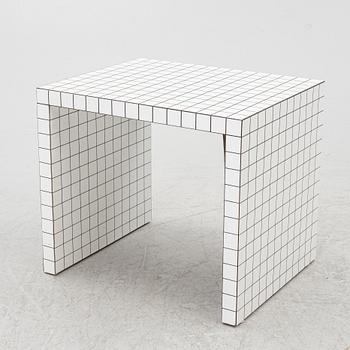 Superstudio, sidobord, "Quaderna", Zanotta, Italien.