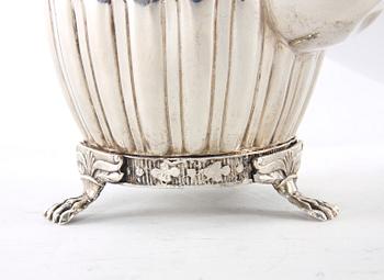 CHOKLADKANNA, silver, Jacob Lenholm, Stockholm 1845.