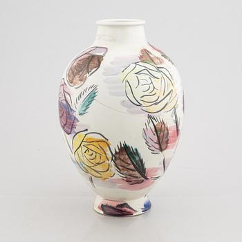 Isaac Grünewald, vas, flintgods, Rörstrand, 1942-46.