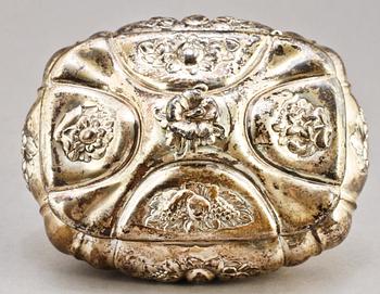 SOCKERSKRIN, silver, Christian Heise, Köpenhamn 1913. Vikt 493 g.