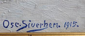 OSCAR SIVERTZEN, olja på duk, sign o dat 1915.