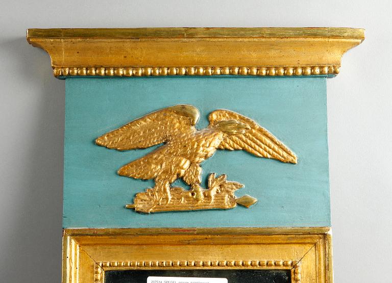 SPEGEL, empire, hallstämplad Norrköping, 1815.