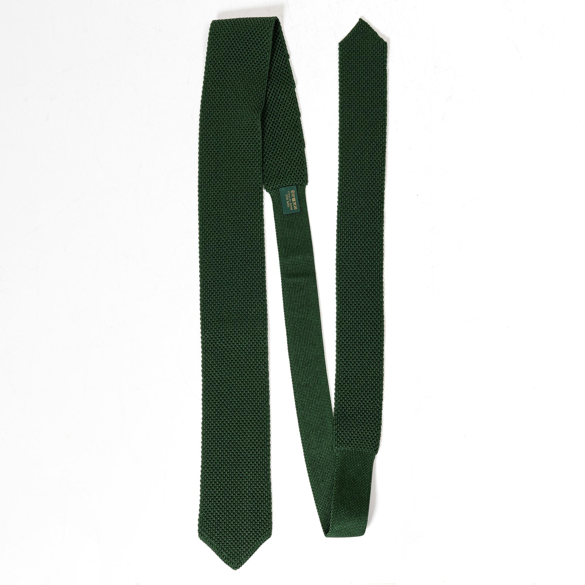 Rolex, tie, "Cravate tricot verte".