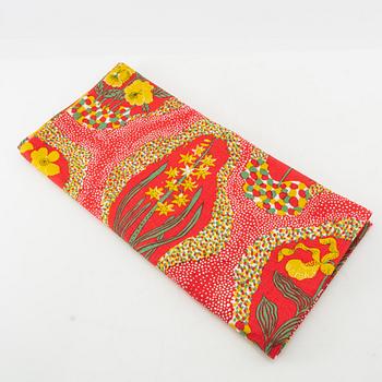 Firma Svenskt Tenn, Svenskt Tenn, waist apron, runner and 4 pcs of coasters, "Catleya Lin" and "Lin Korall".