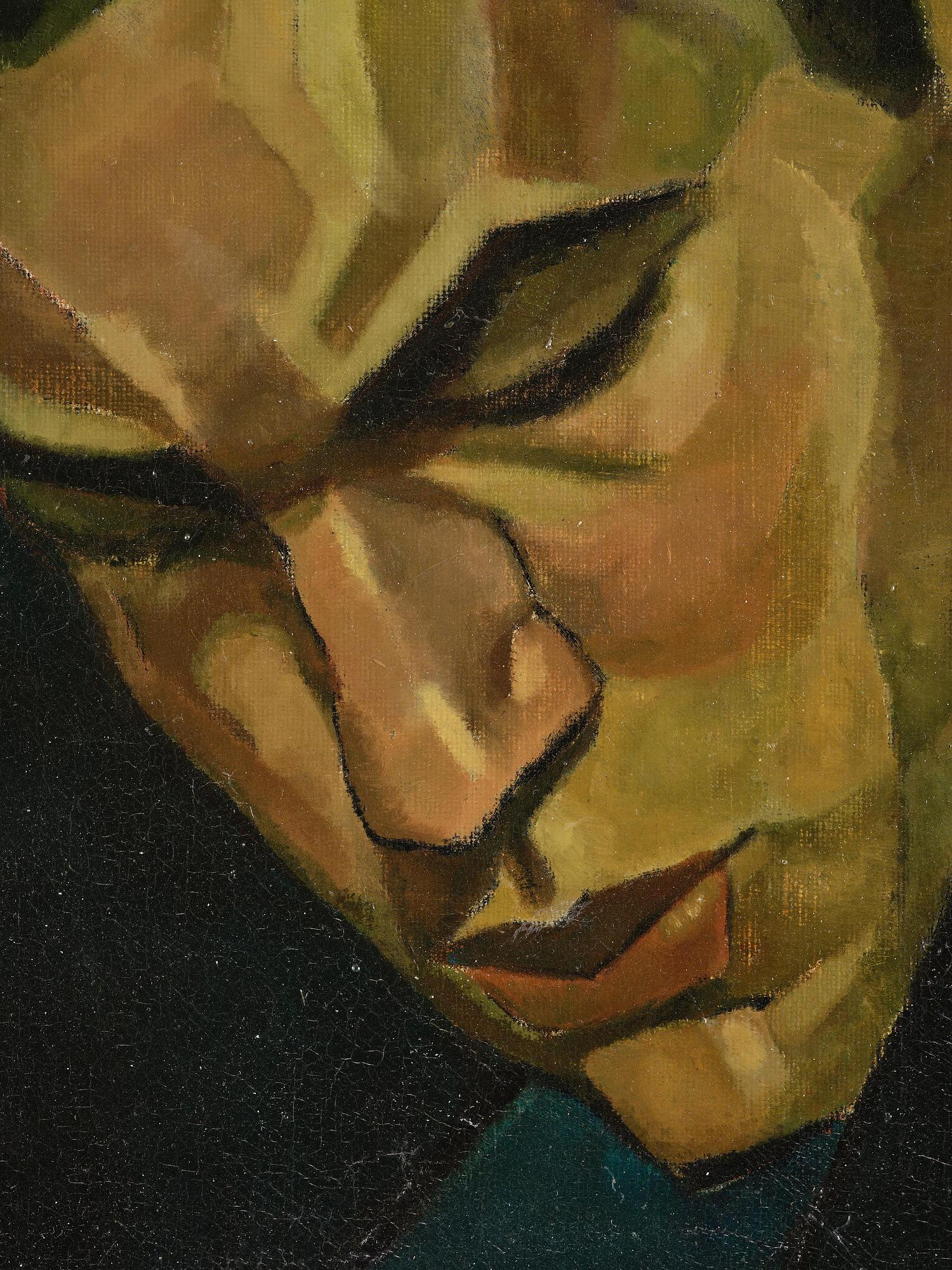 Gösta Sjögren (1800/1900-tal), Porträtt av en ung man.