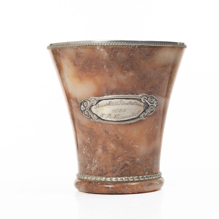Prize cup, third place in hammer throw, 1930.