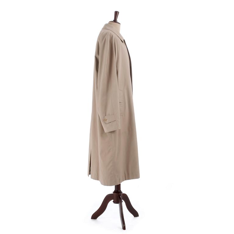 BURBERRY, a beige cotton coat.