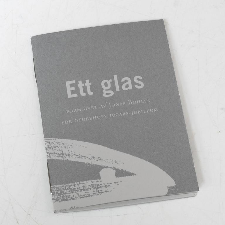 Jonas Bohlin, shot glasses, a pair, "One glass", Reijmyre, 1997.