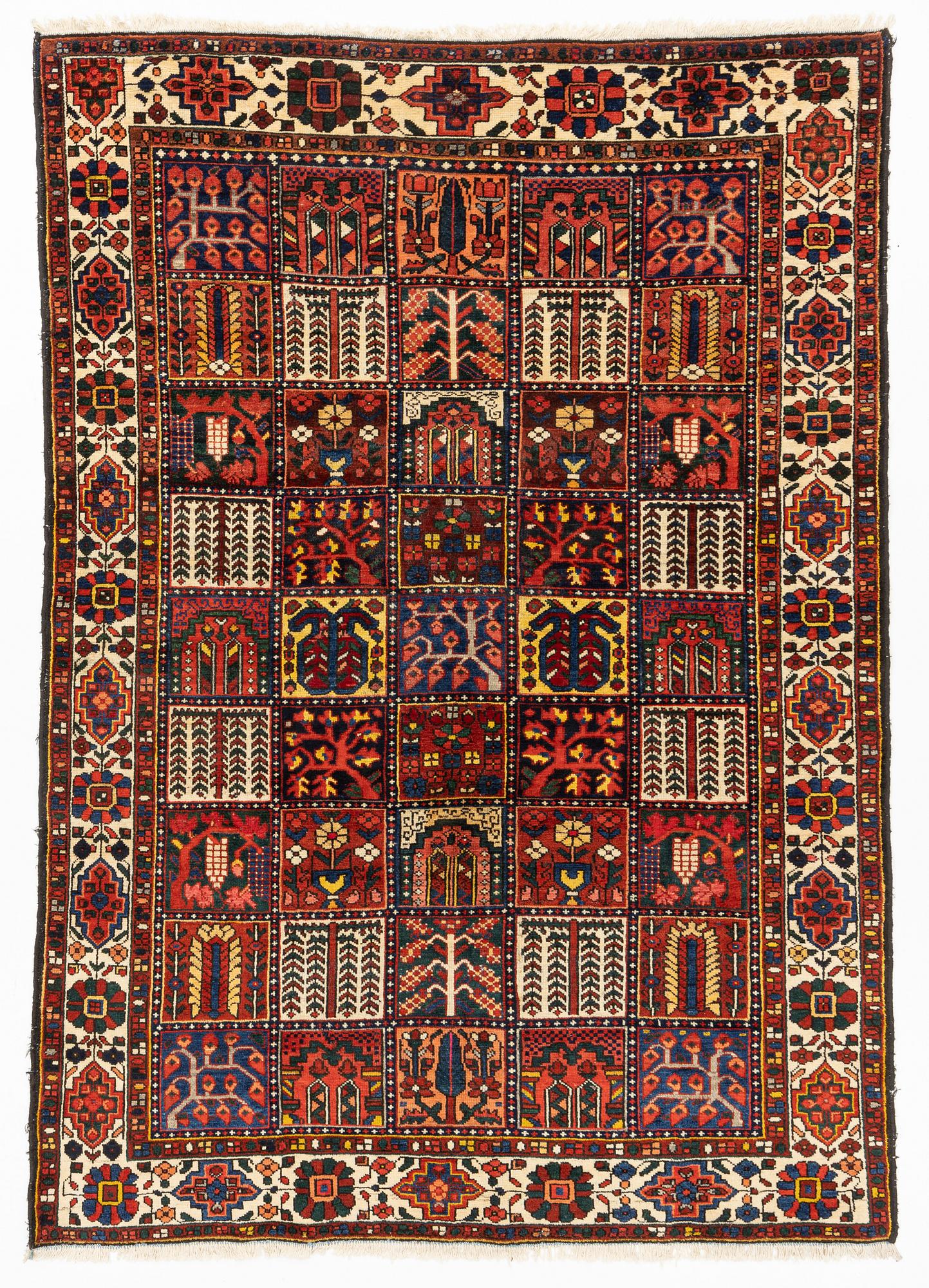 Matta, semiantik, Chahar Mahal/Bakhtiari, ca 302 x 210-216 cm.