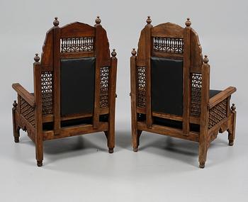 FÅTÖLJER, ett par, 1900-tal.
