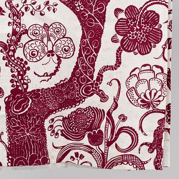 Josef Frank, a pair of linen curtains, 'Djungel',  Firma Svenskt Tenn.