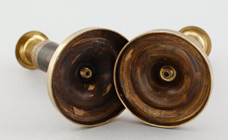 LJUSSTAKAR, 1 par, empirestil, 1900-talets första hälft.