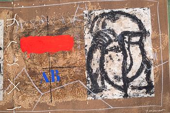 JAMES COIGNARD, carborundum print, diptych, signed and numbered 14/50.