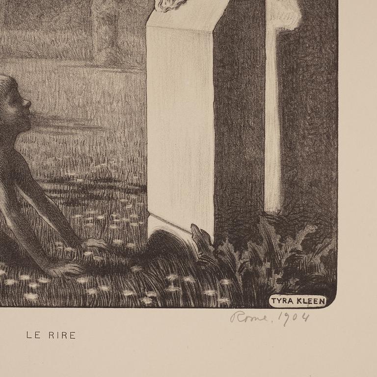 Tyra Kleen, mapp med sju litografier.