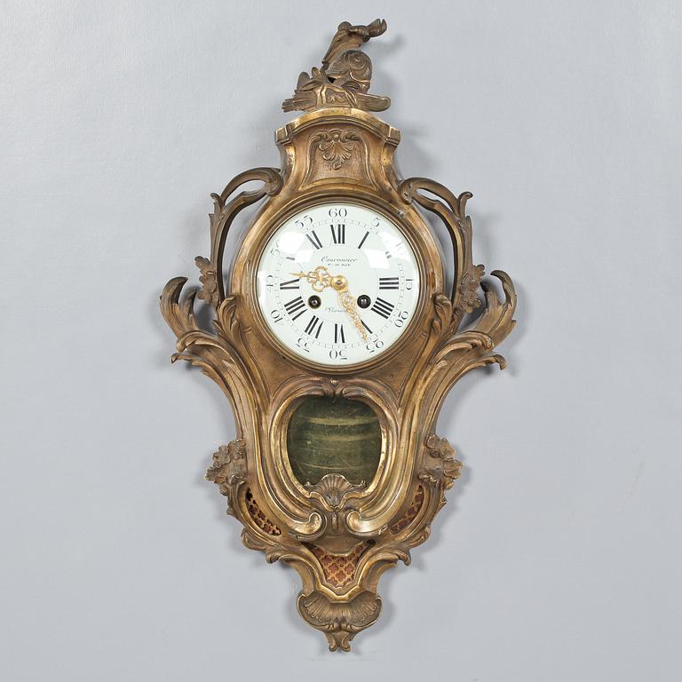 VÄGGPENDYL, Louis XV-stil, Frankrike, runt sekelskiftet 1900.