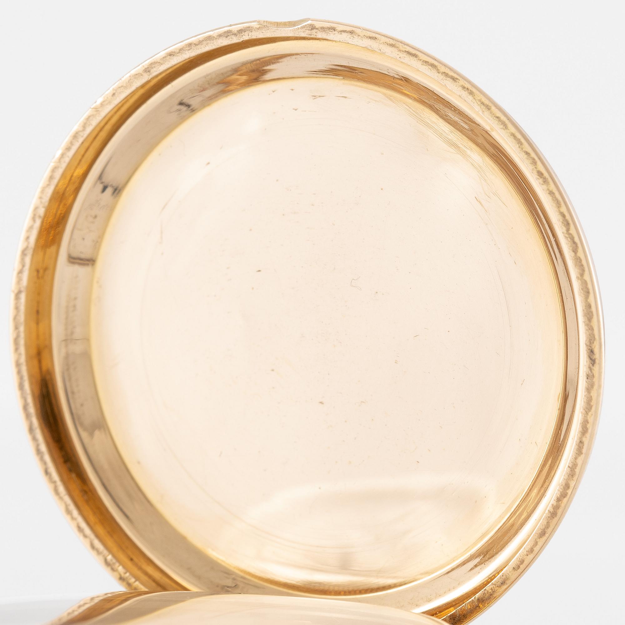 Elgin, pocket watch, hunter, 54 mm.
